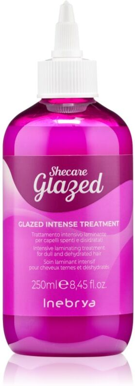Inebrya Shecare Glazed Intense Treatment soin hydratant pour des cheveux brillants et doux 250 ml