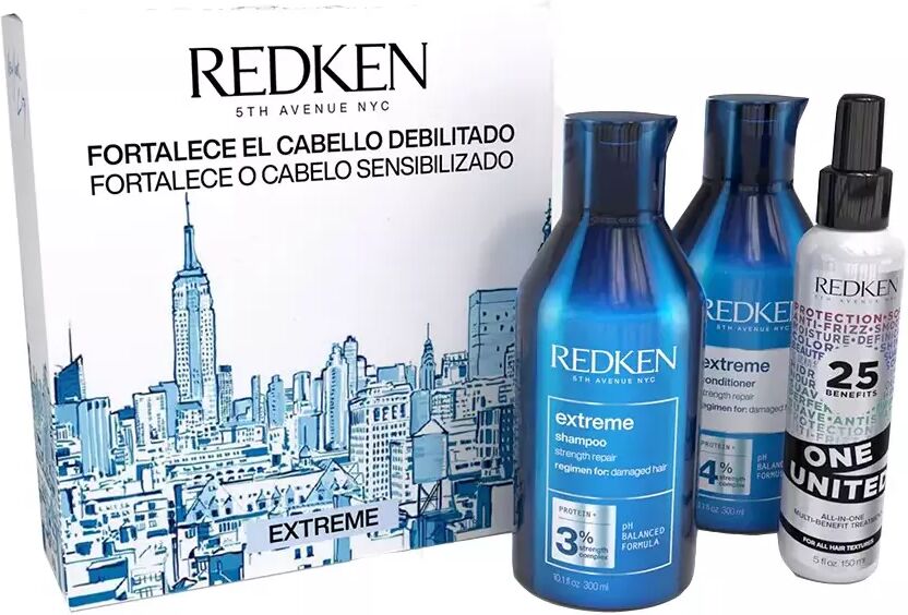 Redken Extreme Shampoo + Conditioner + Anti-Snap Gift Set