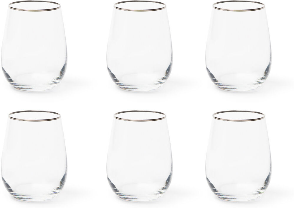 Excelsa Platinum 470 ml Drinking Glass Set Transparent 470ml