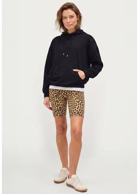 Plus Size Women's Ellos Studio Stretch Cotton Spandex Bike Shorts by Ellos Studio in Classic Leopard (Size 30/32)