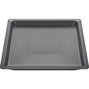 Siemens Backblech HZ632070, anthrazit, aus Emaille, 45,5 x 37,5 cm, Rand 3,8 cm hoch