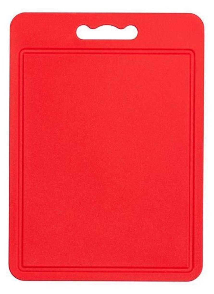 Dripio Polyethyleen snijplank met antislip, vaatwasmachinebestendig, Rood, 35 x 25 cm