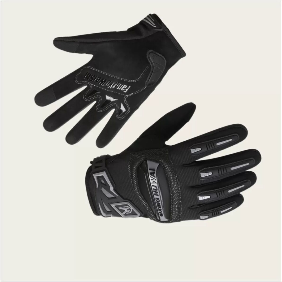 INF Outdoor-Sport-Reithandschuhe für Herren – Thermisch, winddicht & Touchscreen-kompatibel XL Schwarz