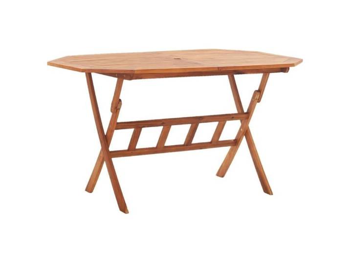 Table d'extérieur pliable de jardin en bois d'acacia massif - Bonne® 85888