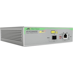 Allied Telesis AT PC2000/SP - Medienkonverter - 1 GbE - unterstützt 10Base-T, 100Base-TX, 1000Base-T, 1000Base-X, 100Base-X - SFP (mini-GBIC)