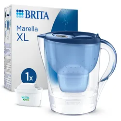 BRITA Marella XL Tischwasserfilter blau 2L