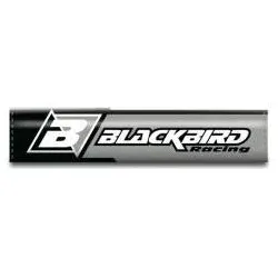 Blackbird, Motorrad Zubehör, Lenkerschutz (Für Querstange) Logo Grau