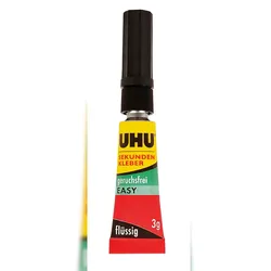 UHU® 46130 Sekundenkleber EASY - 3 g, geruchsfei