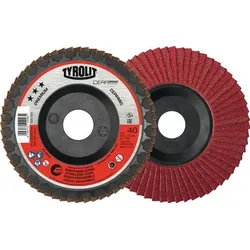 TYROLIT Fächerscheibe CERABOND Ø 125 mm Körnung 80 flach - 34315847