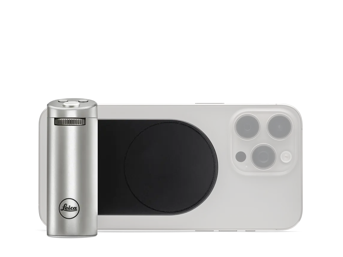 Leica LUX Grip, schwarz/silber eloxiert