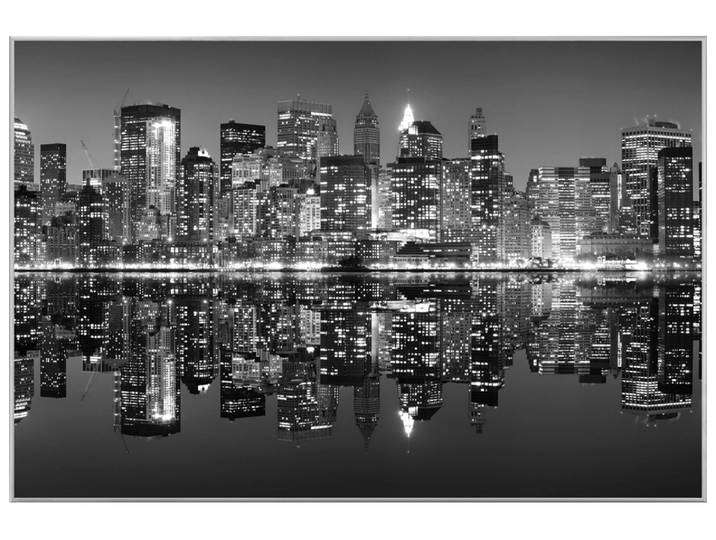 Bild mit Rahmen New York Skyline image LAND