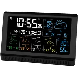 Manta Stacja pogody MTO200B WINDY SMART TUYA, Wetterstation, Schwarz