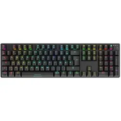 Sharkoon Skiller SGK36W (DE, Kabelgebunden, Kabellos), Tastatur, Schwarz