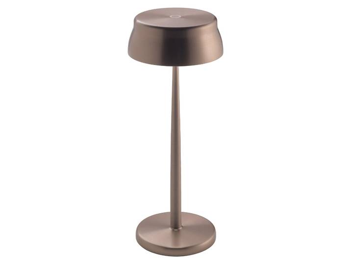 Zafferano Sister Light Lampe De Table Wi-Fi Smart Led Cuivre Rechargeable Et Dimmable