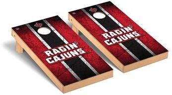 Skip's Garage Louisiana Ragin Cajuns Vintage Cornhole Board Set