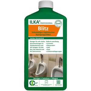 ILKA WC-Reiniger Blitz, Sanitärreiniger, flüssig, mit Frischeduft, Flasche 1 Liter
