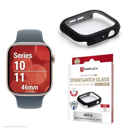 DISPLEX Full Body Displayschutzglas Apple Watch Series 10 46 mm, Watch Series 11 46mm 1 St. 02135