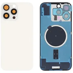 Kaputt.de iPhone 16 Pro Max Backcover Titan Weiss (Apple iPhone 16 Pro Max), Mobilgerät Ersatzteile, Weiss