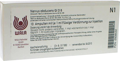 WALA Heilmittel GmbH NERVUS ABDUCENS GL D 8 Ampullen 10X1 ml 02938532
