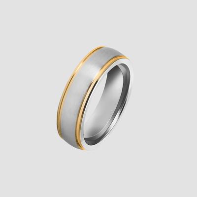 Fingerring ADELIA´S "Herren Ring aus Edelstahl" Gr. 74, silber, Fingerringe, Herren, 74, Edelstahl, Fingerring