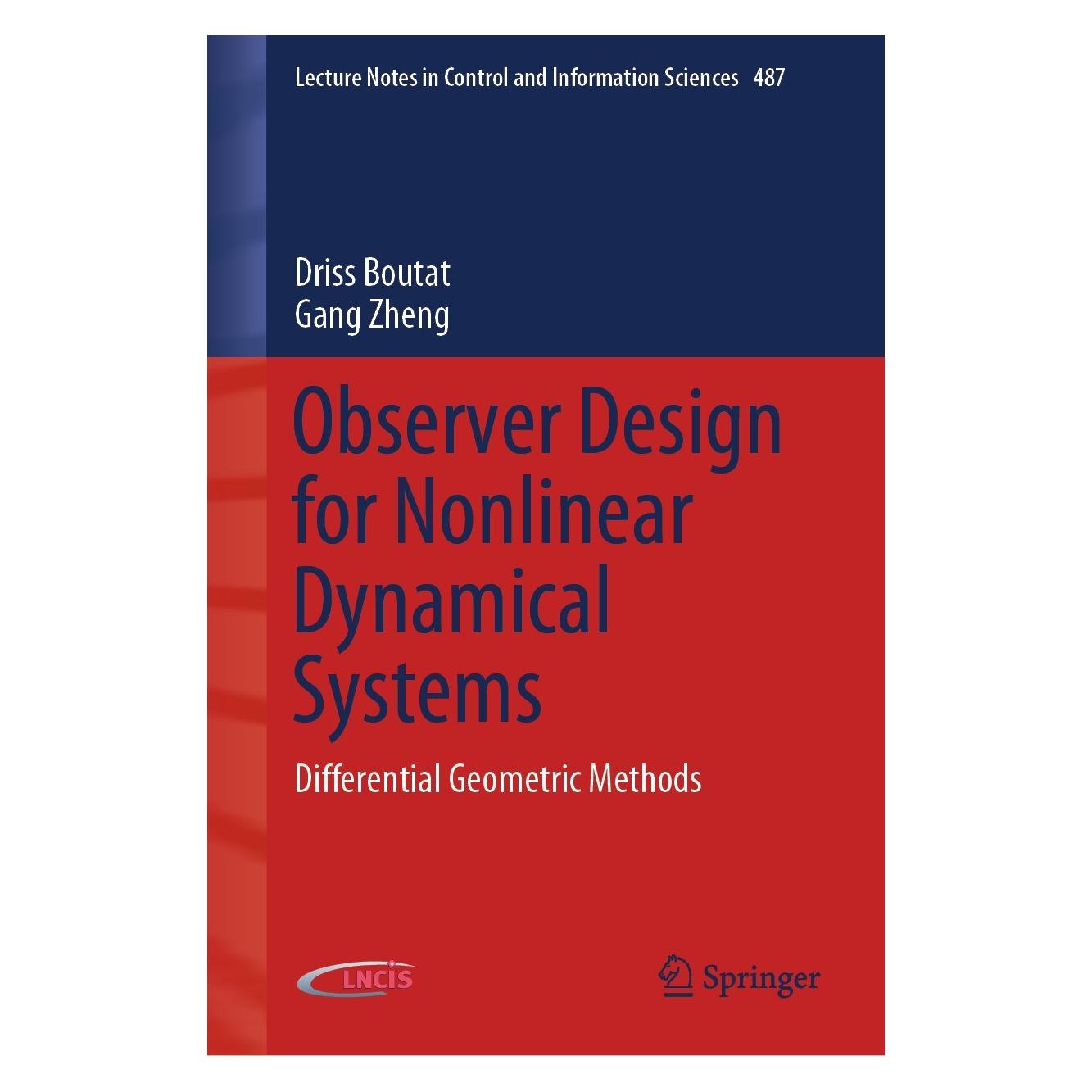 Springer Observer Design for Nonlinear Dynamical Systems (Englisch, Hardcover, Driss Boutat, Gang Zheng) (9783030737412)