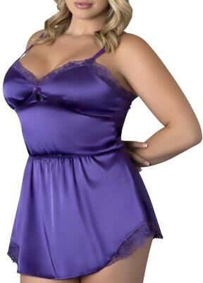 Magic Silk Satin Petals Chemise