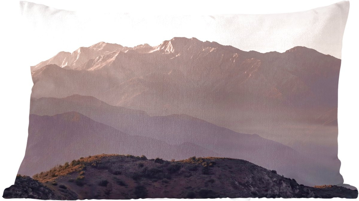 PillowMonkey Sierenkussen Panorama Landschap Bergen B/D: 60 x 40 cm