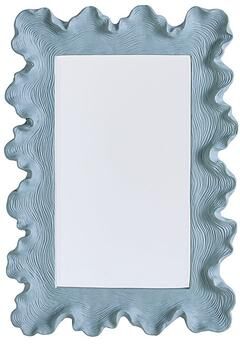 "Atoll Rectangular Mirror - Cornflower, 64"" x 30"" - Ballard Designs"