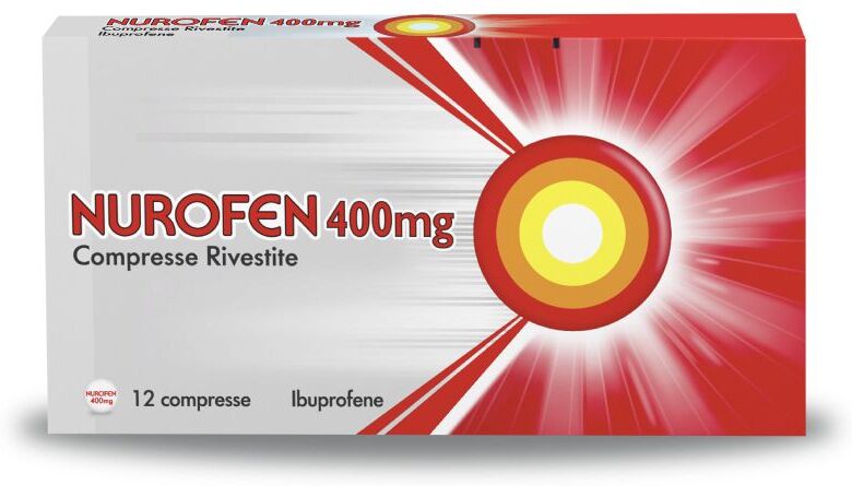 RECKITT BENCKISER H.(IT.) SpA Nurofen 400mg 12 Compresse Rivestite - Sollievo Intensivo per Dolori Forti