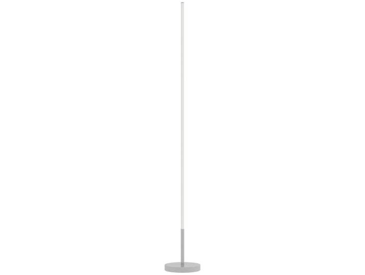Homcom Steh-Lampe Stahl Aluminium Silber, Silberfarben, Metall, LED integrated, 20x150x20 cm, Lampen & Leuchten, Innenbeleuchtung, Stehlampen