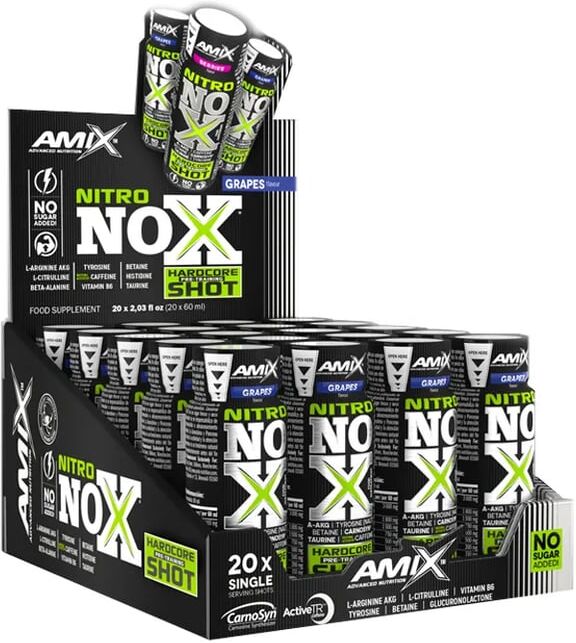Amix Nutrition Pre-entreno NitroNox Shot 60ml Uva