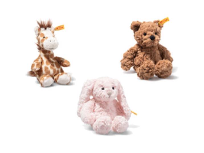 STEIFF Peluche Girafe Girta ou Lapin Tilda ou Ours Teddy Terry