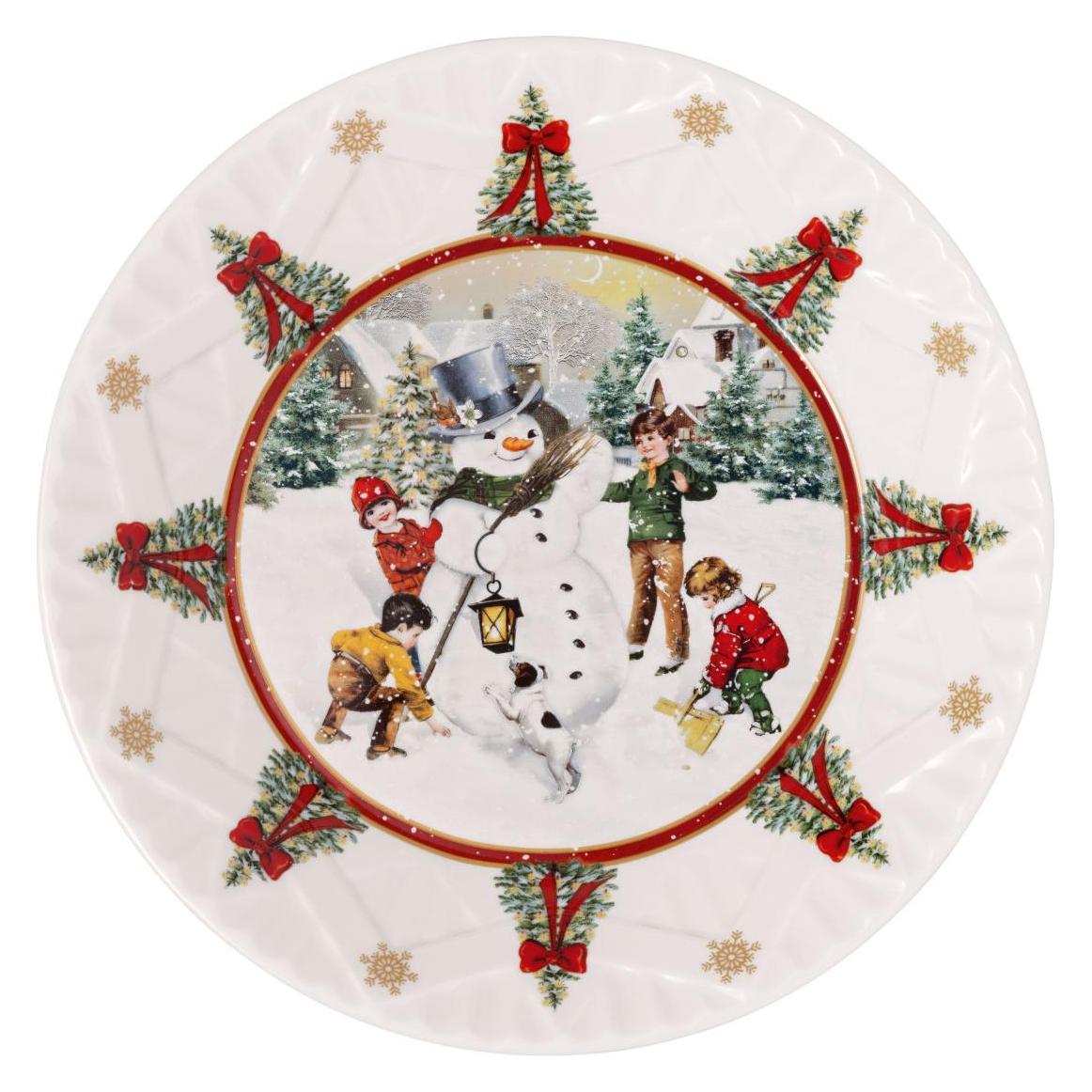 Villeroy & Boch Schale gross, Schneemann bauen Toy's Fantasy (25 cm, 0.43 l, 1x) (1483323660)