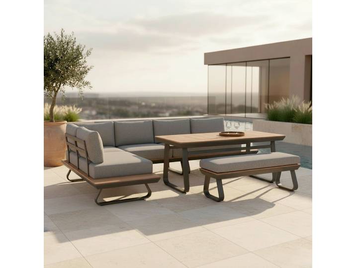 Dining-loungeset 6-teilig