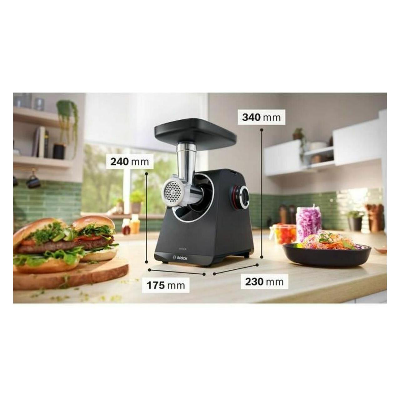 Bosch Hausgeräte Food Mincer | MFWS430B | Black | Number of speeds 2 | Throughput (kg/min) 2.5 (MFWS430B)
