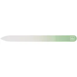 1 Stück Erbe Glasfeile SOFT TOUCH Matcha 14cm, 2-seitig im Köcher, lose  Grün