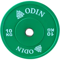 Odin Olympic Farbige Bumper-Hantelscheibe 10 kg (1 Stk.)