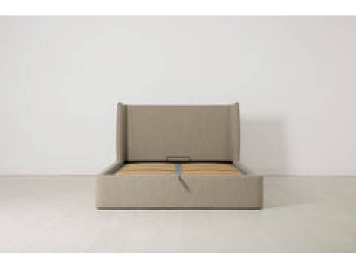 Bett 03 140cm x 200cm, Steingrau