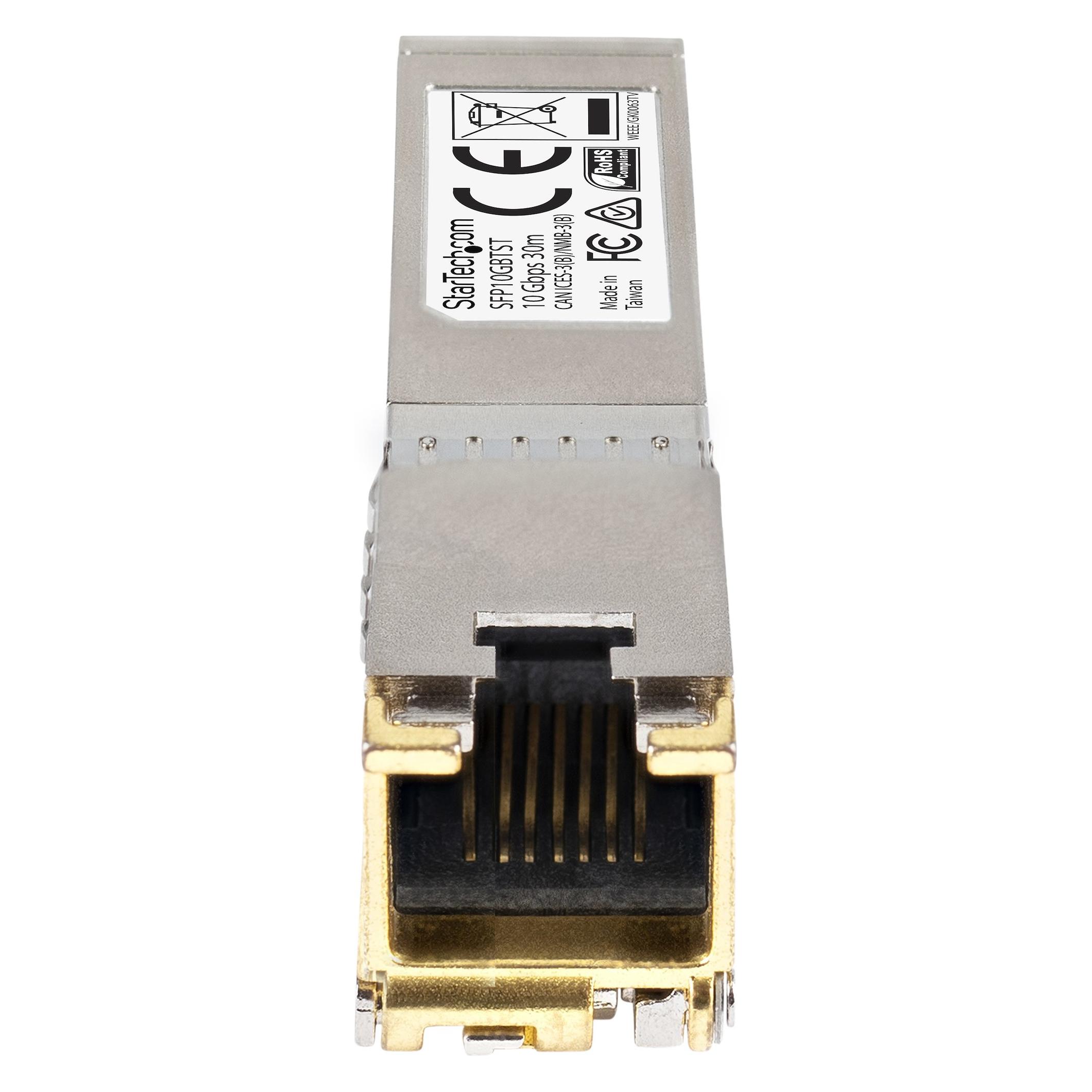 StarTech Cisco kompatibles SFP+ Transceiver Modul - 10GBASE-T - SFP+ Transceiver - 30 m (SFP10GBTCST)