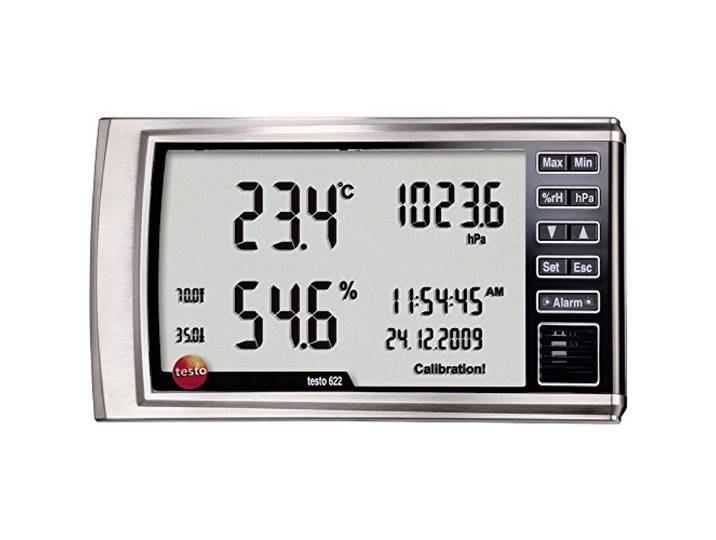 testo 622 Luchtvochtigheidsmeter (hygrometer) 0% RF 100% RF Dauwpunt-/schimmelwaarschuwing