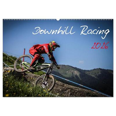 Downhill Racing 2026 (Wandkalender 2026 DIN A2 quer), CALVENDO Monatskalender
