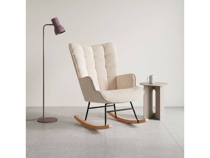 Anajqaqia Chaise à bascule décontractée, fauteuil rembourré 68x75x92 cm, chaise de loisirs pour salon, chambre à coucher, bureau