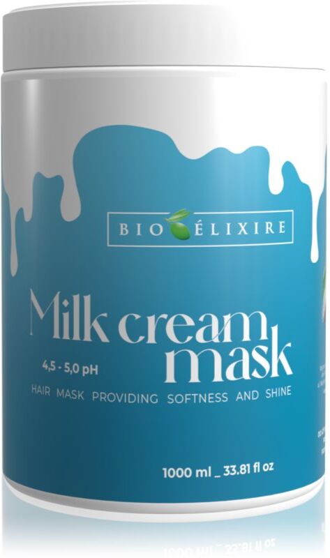 Bioélixire Milk Cream masque pour des cheveux brillants et doux 1000 ml