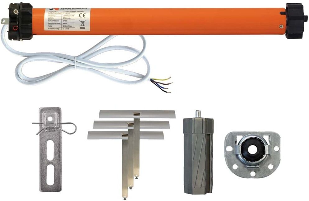 Kaiser Nienhaus Rollladenmotor inkl. Lager 191W 30Nm 15U/min. Mast.Cla.Mercato Set (110030-SET)