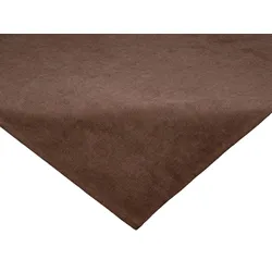 MITTELDECKE FarbTon Chenille-Haptik kaffee-braun 80/80 cm