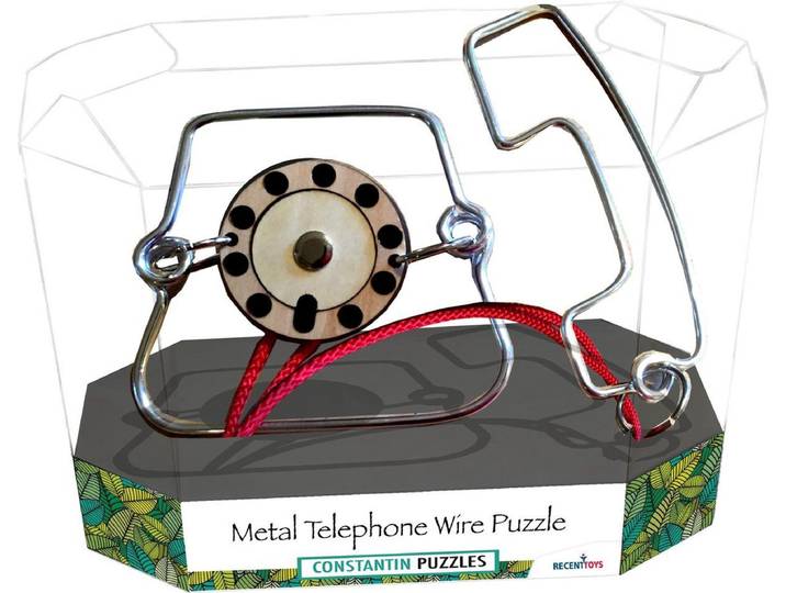 Recent Toys 791085 - Denkspel - Metalen geduld puzzel Telefoon