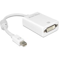 Adapter Displayport Mini->DVI-I weiß, 12 cm
