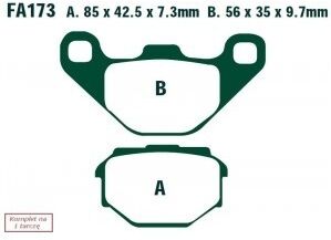 EBC Brakes FA173 Bremsbeläge