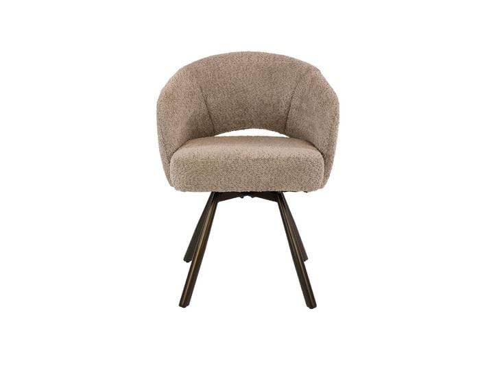 2er Set Clemento Salon Cross Armstuhl drehbar