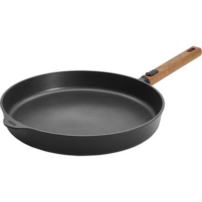 Bratpfanne WOLL "MADE IN GERMANY - Eco Logic QXR", schwarz (schwarz, natur), H:5cm Ø:32cm, Pfannen, Bratpfanne